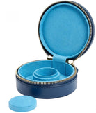 WOLF Jewellery Case Sophia Round Zip Case Indigo 392317 Image 2