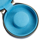 WOLF Jewellery Case Sophia Round Zip Case Indigo 392317 Image 7