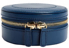 WOLF Jewellery Case Sophia Round Zip Case Indigo 392317 Image 8