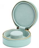 WOLF Jewellery Case Sophia Round Zip Case Jade 392330 Image 1