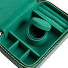 WOLF Jewellery Case Sophia Zip Case Forest Green 392212 Image 4