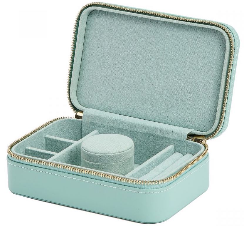 WOLF Jewellery Case Sophia Zip Case Jade 392230 Image 1