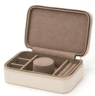 WOLF Jewellery Case Sophia Zip Ivory 392253 Image 1