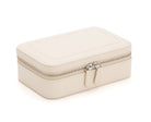 WOLF Jewellery Case Sophia Zip Ivory 392253 Image 3