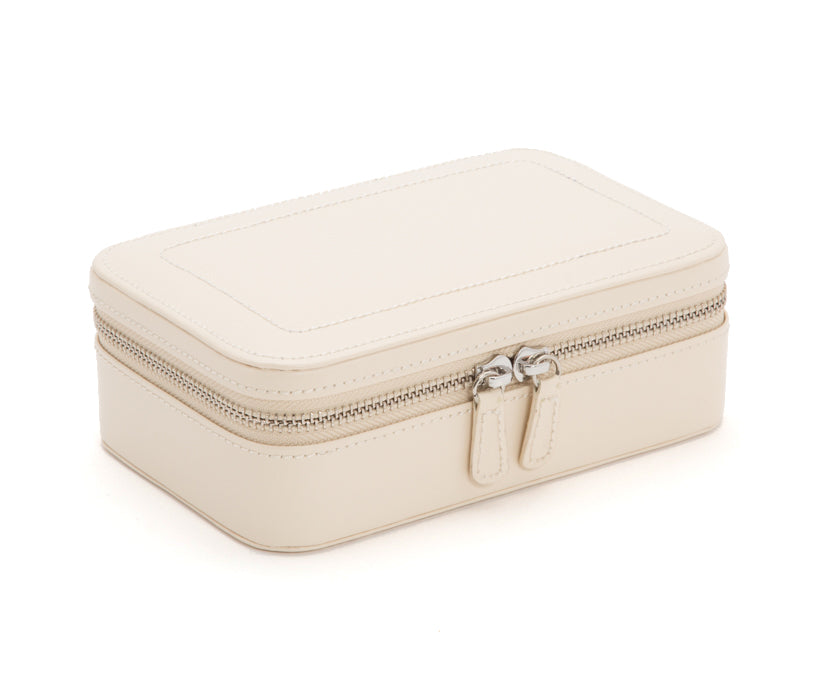WOLF Jewellery Case Sophia Zip Ivory 392253 Image 3