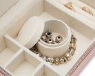 WOLF Jewellery Case Sophia Zip Rose Quartz 392215 Image 5