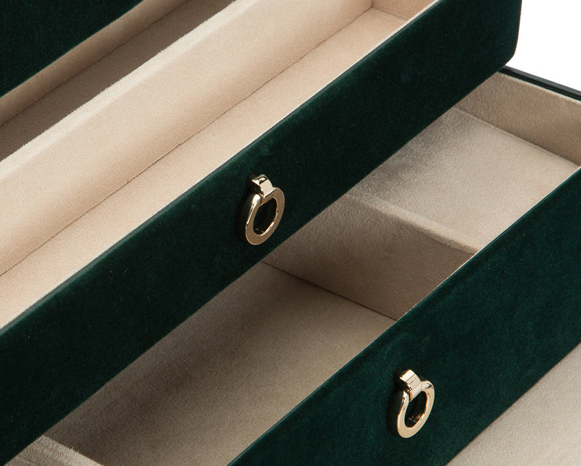 WOLF Jewellery Case Zoe Medium Forest Green 393112 Image 4