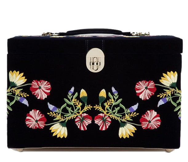 WOLF Jewellery Case Zoe Medium Indigo 393116 Image 2