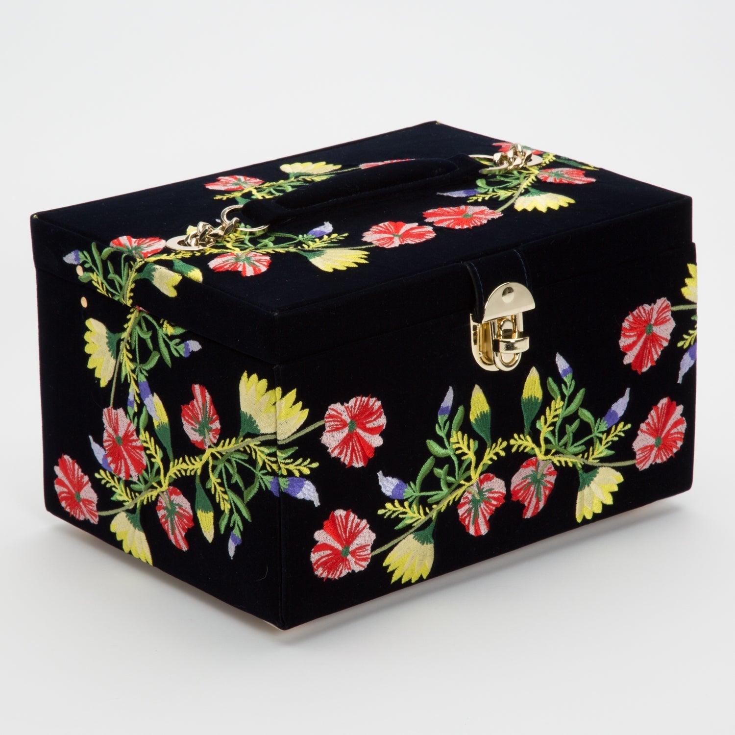 WOLF Jewellery Case Zoe Medium Indigo 393116 Image 3