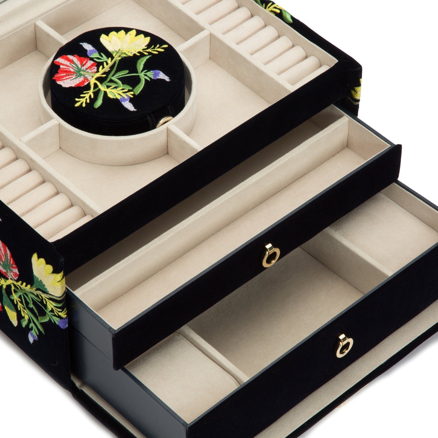 WOLF Jewellery Case Zoe Medium Indigo 393116 Image 4