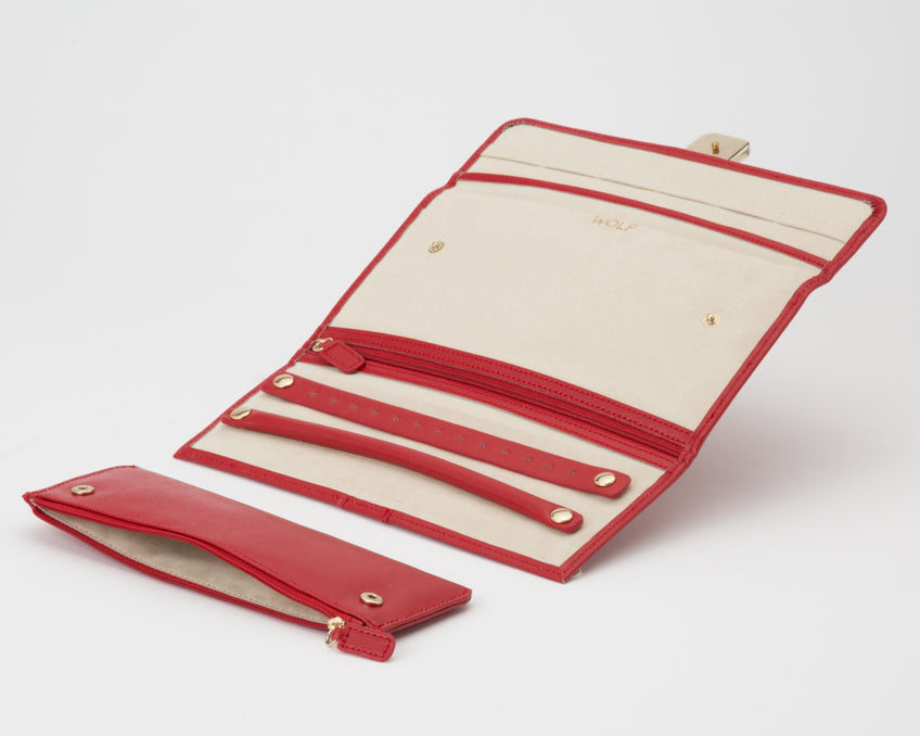 Wolf Jewellery Roll Palermo Red 213472 Image 4