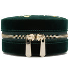 WOLF Jewellery Travel Case Zoe Round Forest Green 393212 Image 2