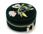 WOLF Jewellery Travel Case Zoe Round Forest Green 393212 Image 3
