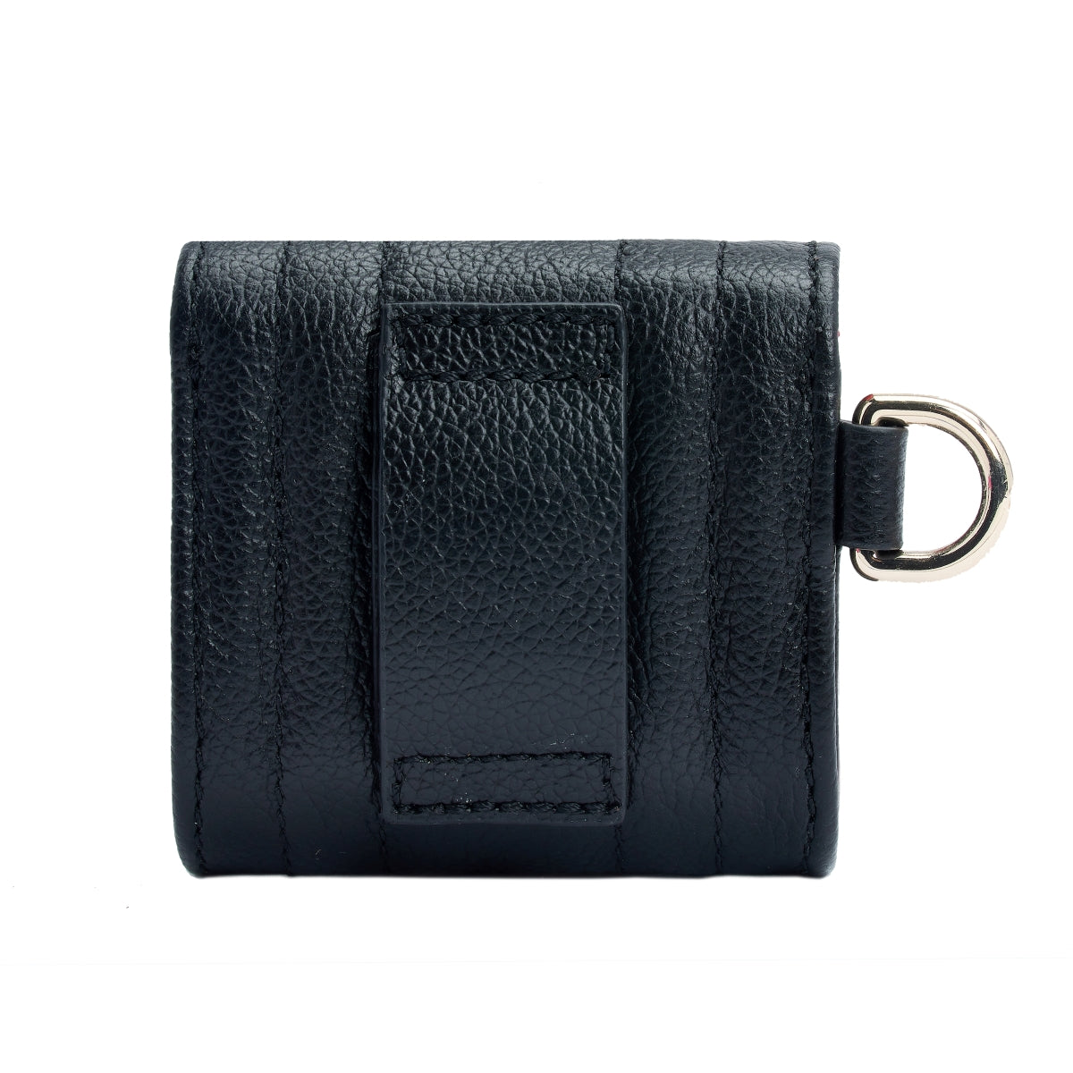 Wolf Mimi Collection Leather Black Earpods Case with Wristlet 768102 Image 3