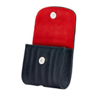 Wolf Mimi Collection Leather Black Earpods Case with Wristlet 768102 Image 5