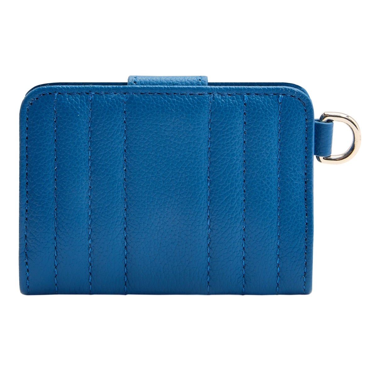 WOLF Mimi Collection Leather Blue Credit Card Holder with Wristlet 768224 Image 3