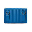 Wolf Mimi Collection Leather Blue Crossbody Bag with Wristlet 768324 Image 3