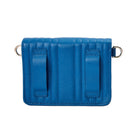 Wolf Mimi Collection Leather Blue Mini Bag with Wristlet and Lanyard 768424 Image 4