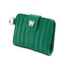 WOLF Mimi Collection Leather Green Credit Card Holder with Wristlet 768212 Image 3