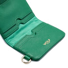 WOLF Mimi Collection Leather Green Credit Card Holder with Wristlet 768212 Image 5