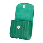 Wolf Mimi Collection Leather Green Earpods Case with Wristlet 768112 Image 3
