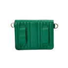 Wolf Mimi Collection Leather Green Mini Bag with Wristlet and Lanyard 768412 Image 3