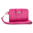 WOLF Mimi Collection Leather Pink Credit Card Holder with Wristlet 768290 Image 1