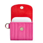 Wolf Mimi Collection Leather Pink Earpods Case with Wristlet 768190 Image 4