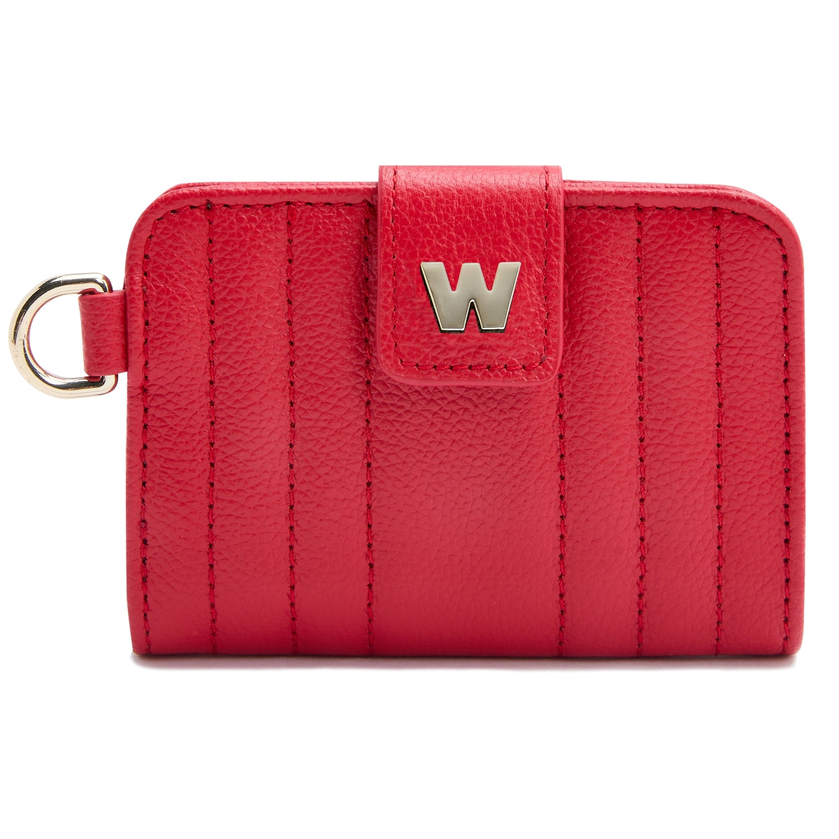 WOLF Mimi Collection Leather Red Credit Card Holder with Wristlet 768272 Image 2