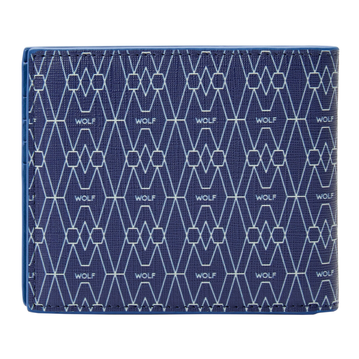 Wolf Signature Vegan Collection Blue Billfold Coin Wallet 776124 Image 2