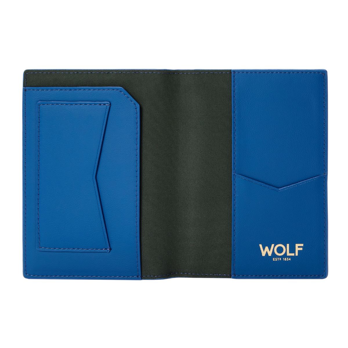 Wolf Signature Vegan Collection Blue Passport Sleeve 776624 Image 3