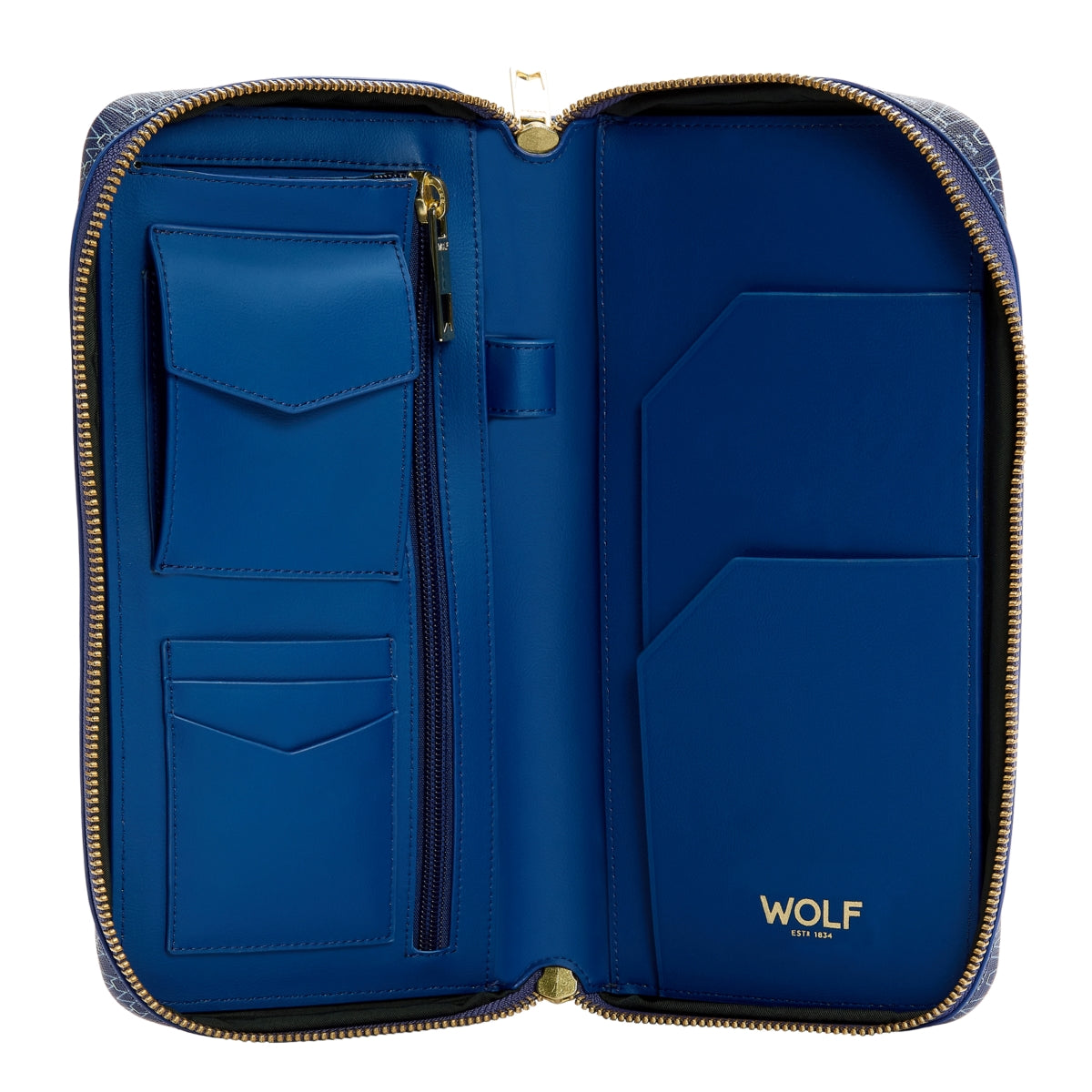 WOLF Signature Vegan Collection Blue Travel Case 776824 Image 5