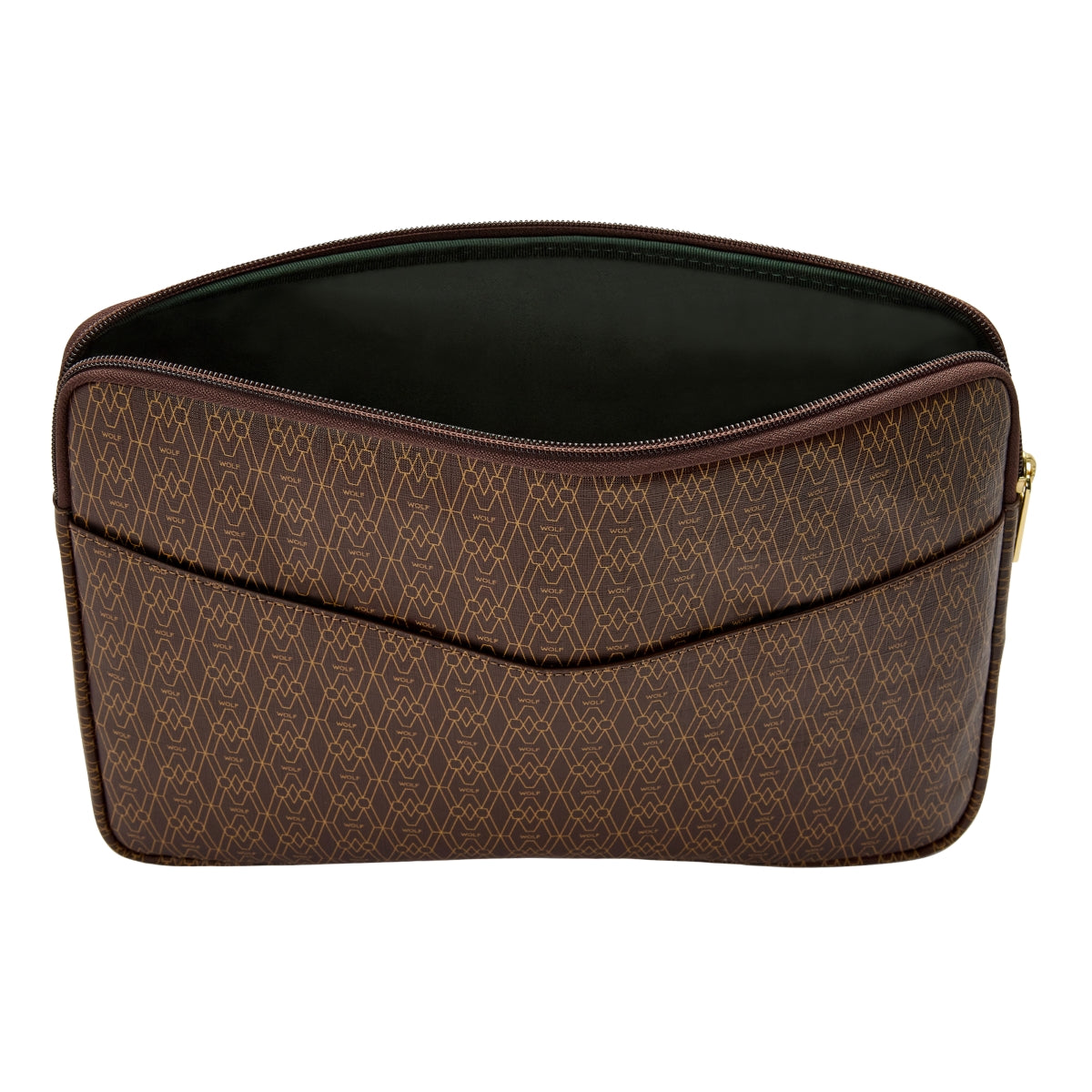 Wolf Signature Vegan Collection Brown Laptop Zip Case 777333 Image 3
