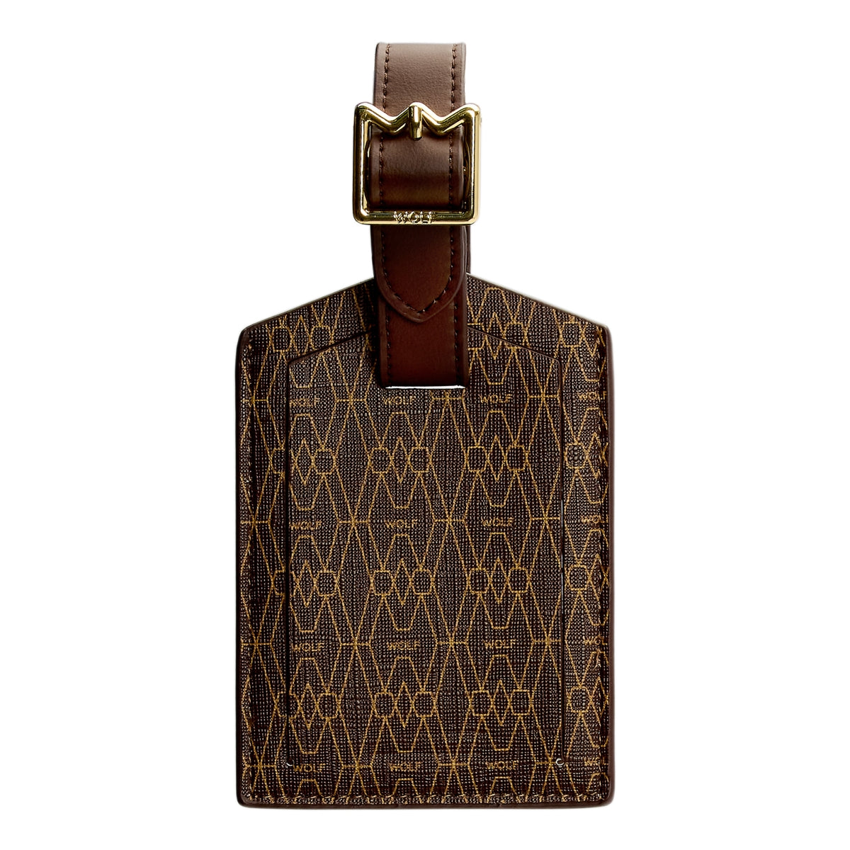 Wolf Signature Vegan Collection Brown Luggage Tag 776733 Image 1