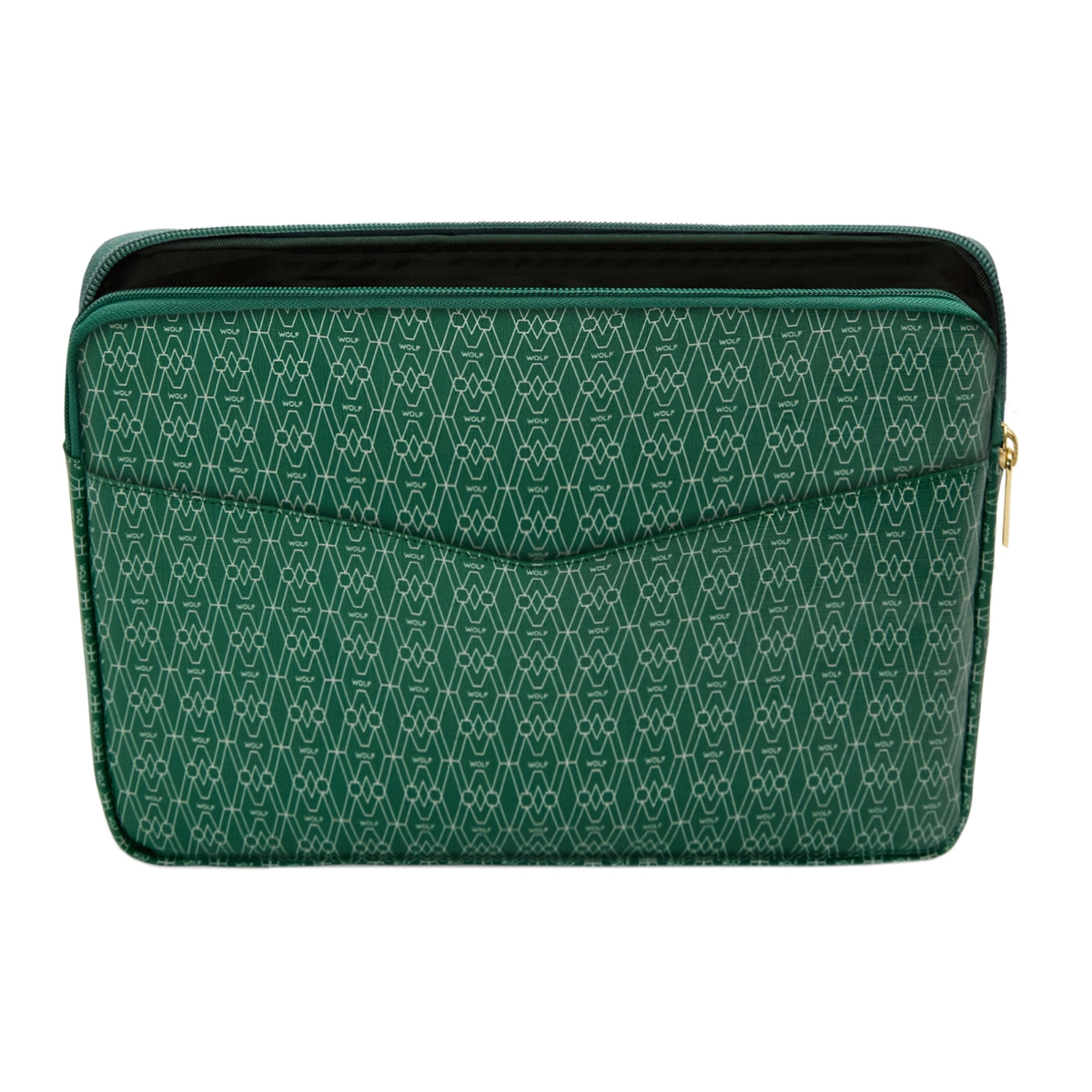 Wolf Signature Vegan Collection Green Laptop Zip Case 777330 Image 3