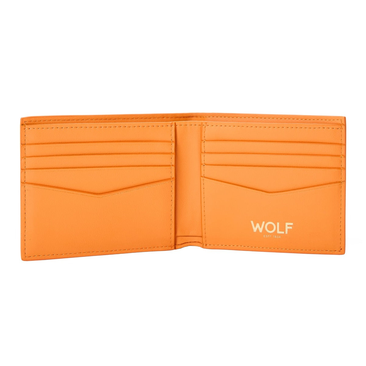 Wolf Signature Vegan Collection Orange Billfold Wallet 776039 Image 4