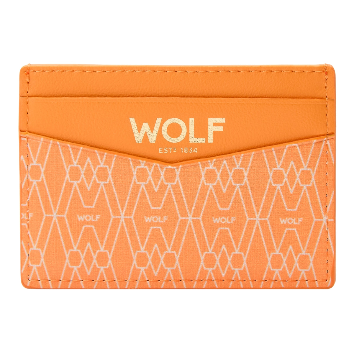 Wolf Signature Vegan Collection Orange Cardholder 776239 Image 1