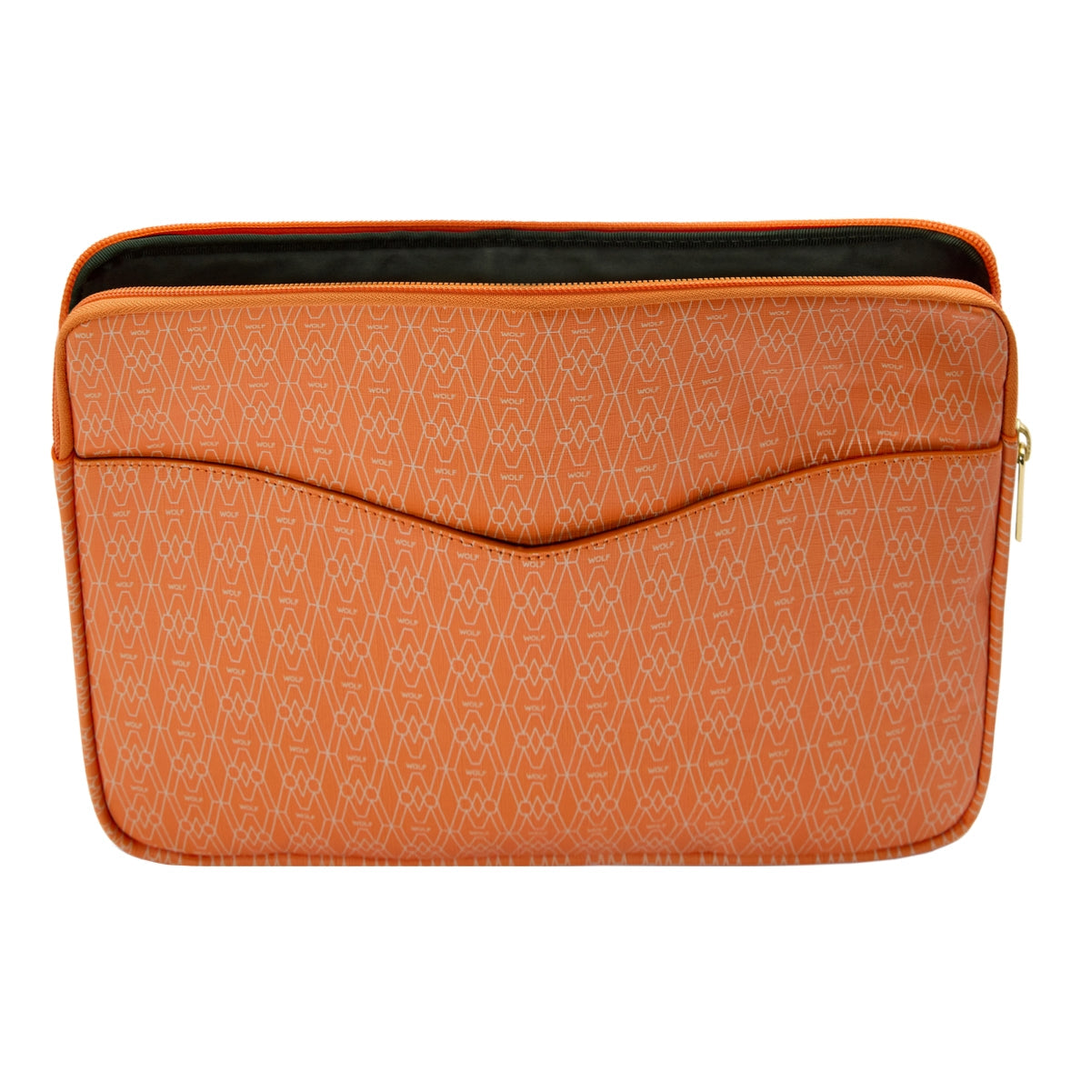 Wolf Signature Vegan Collection Orange Laptop Zip Case 777339 Image 3