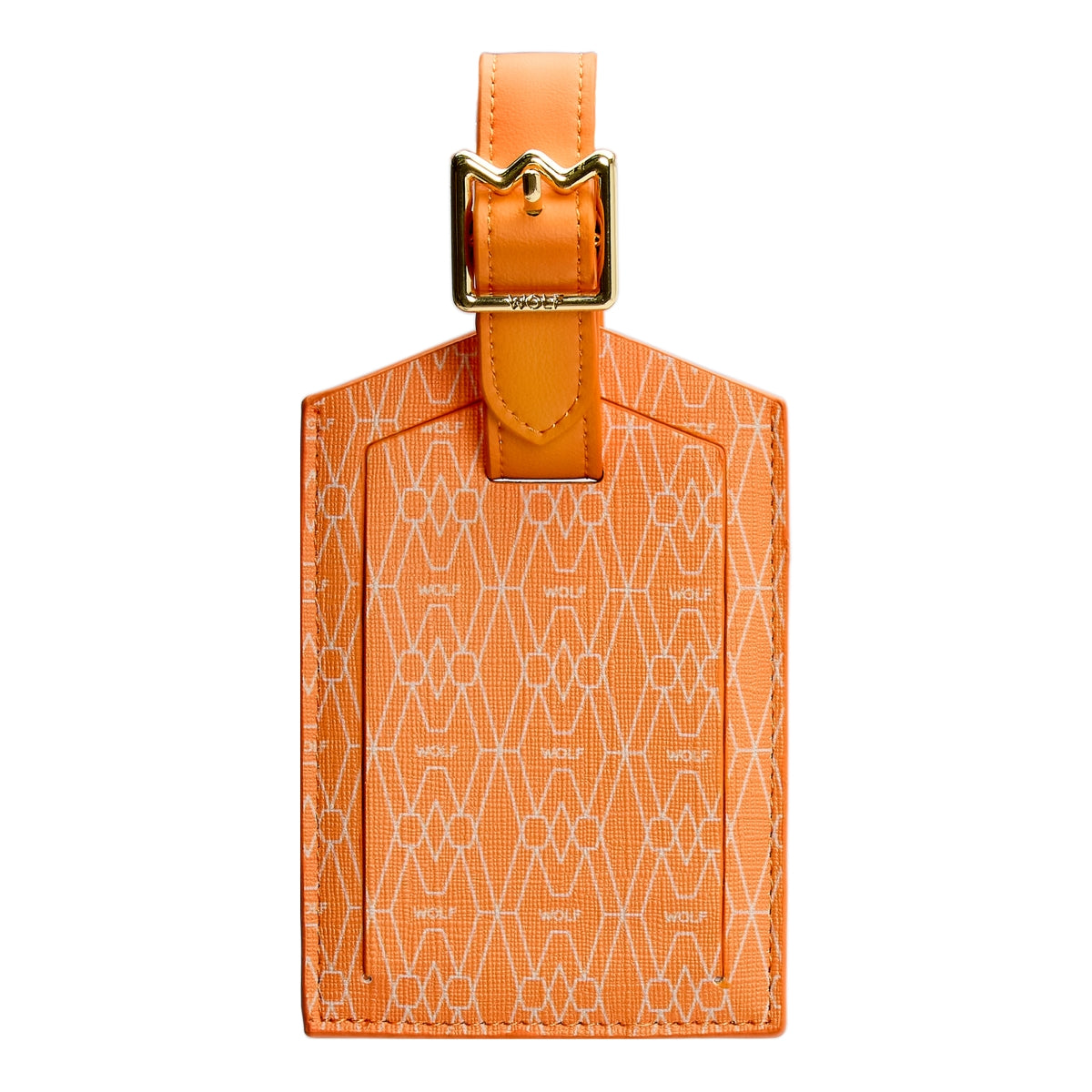 Wolf Signature Vegan Collection Orange Luggage Tag 776739 Image 1