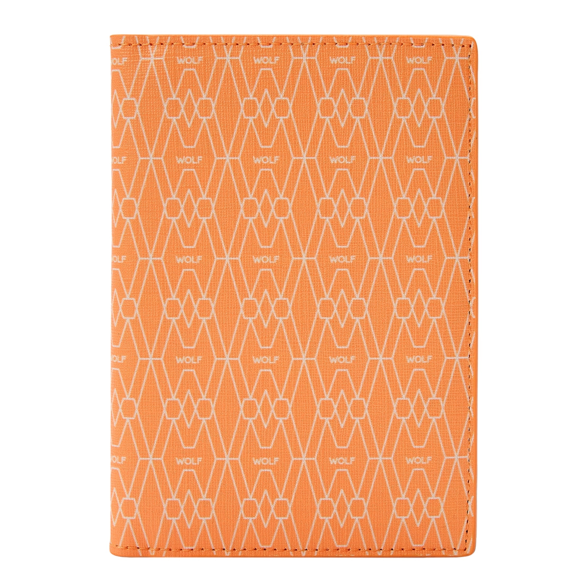 Wolf Signature Vegan Collection Orange Passport Sleeve 776639 Image 1
