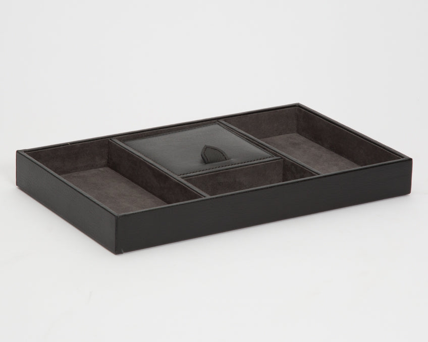 WOLF Valet Tray Blake Black Grey 305102 Image 2