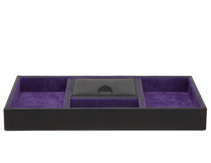WOLF Valet Tray Blake Black Purple 305128 Image 1