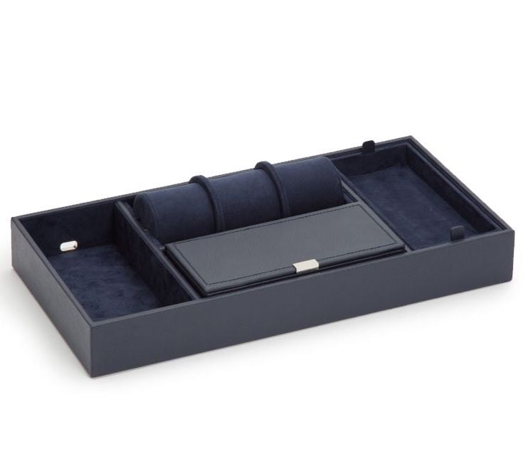 WOLF Valet Tray Howard Navy 465117 Image 1