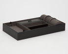 WOLF Valet Tray With Cuff Blake Black Grey 306402 Image 2