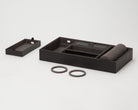 WOLF Valet Tray With Cuff Blake Black Grey 306402 Image 3