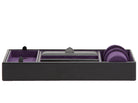 WOLF Valet Tray With Cuff Blake Black Purple 306428 Image 1