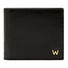 Wolf W Collection Leather Black Billfold Wallet 774002 Image 1