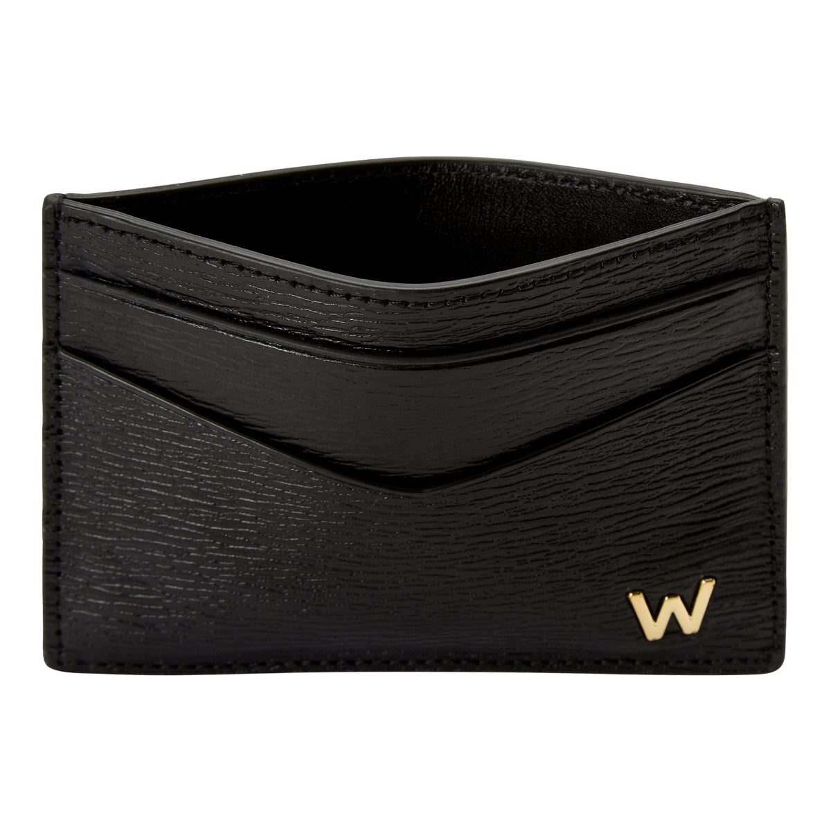 WOLF W Collection Leather Black Cardholder Case 774202 Image 2