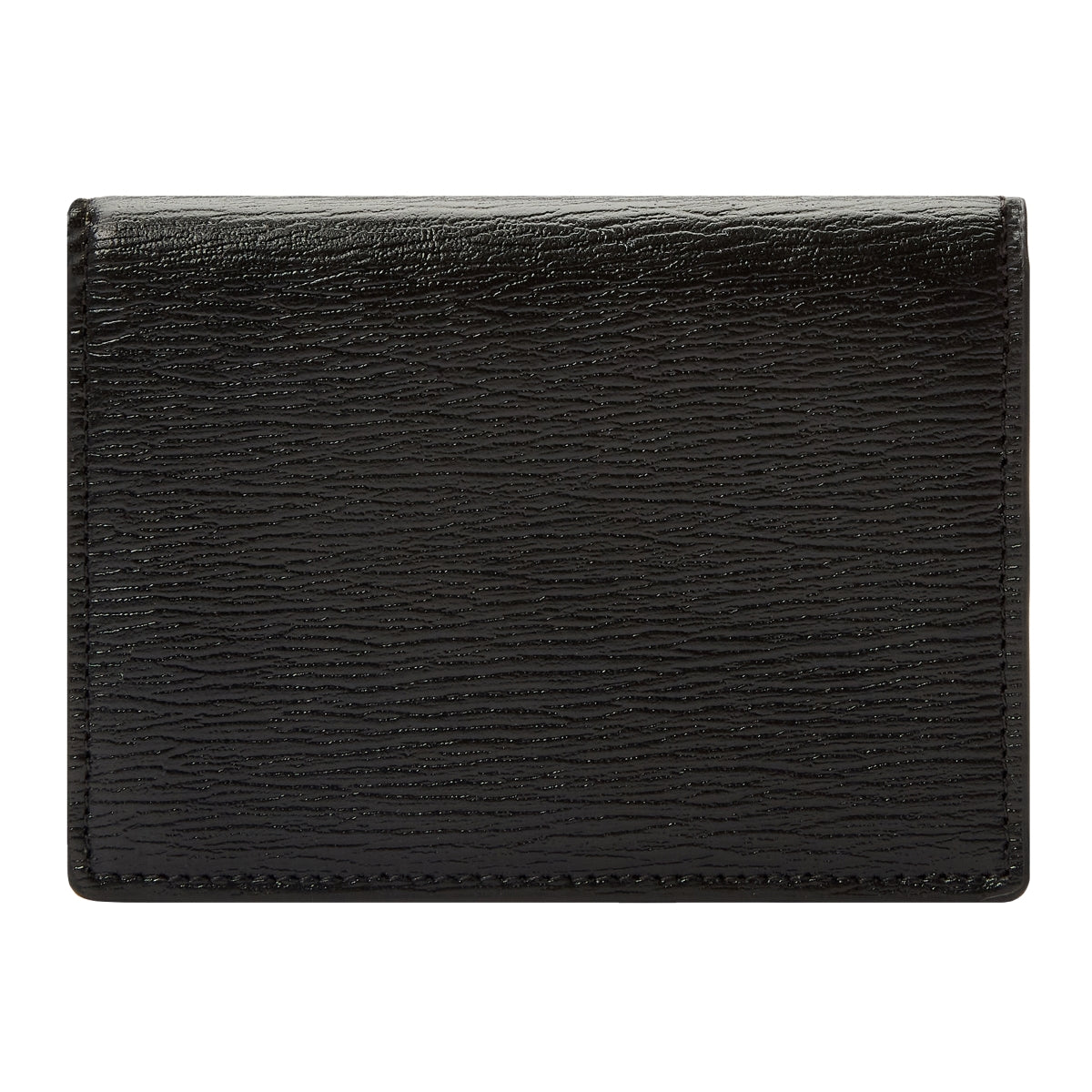 Wolf W Collection Leather Black Gusset Card Case 774402 Image 2