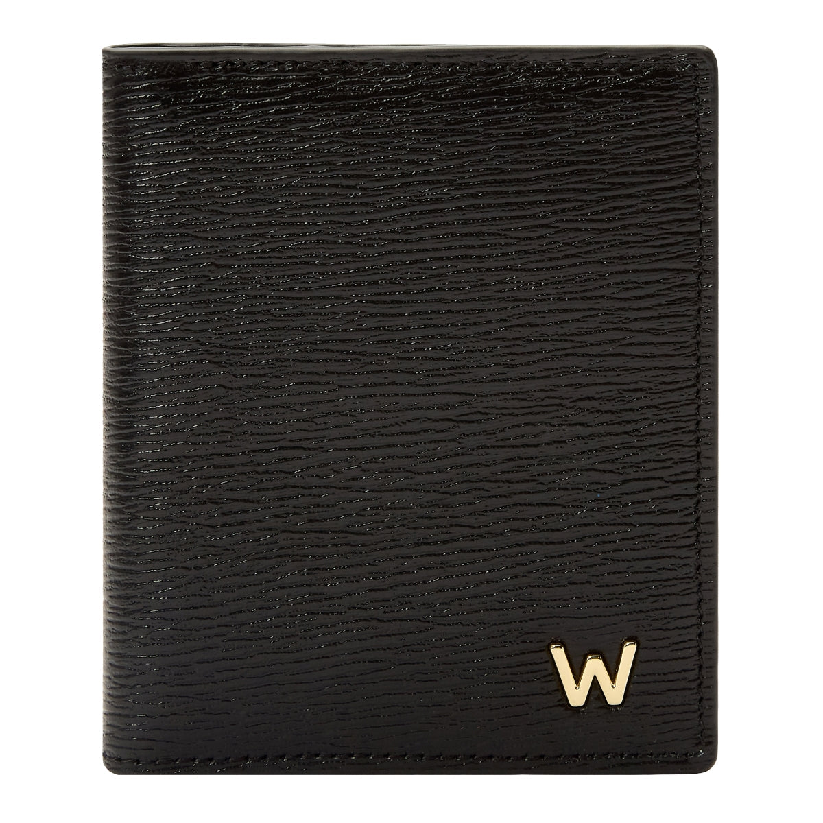 Wolf W Collection Leather Black ID Card Case 774302 Image 1